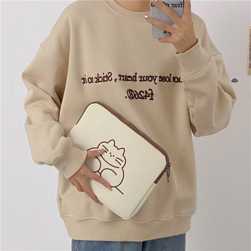 Stylish Embroidered Tablet Sleeve Case