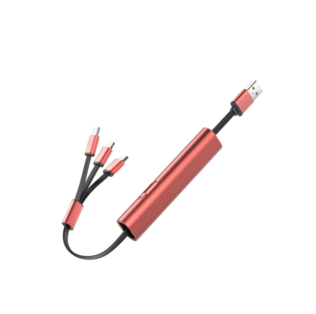 Portable Telescopic Data Cable - Type-C, Micro, Apple