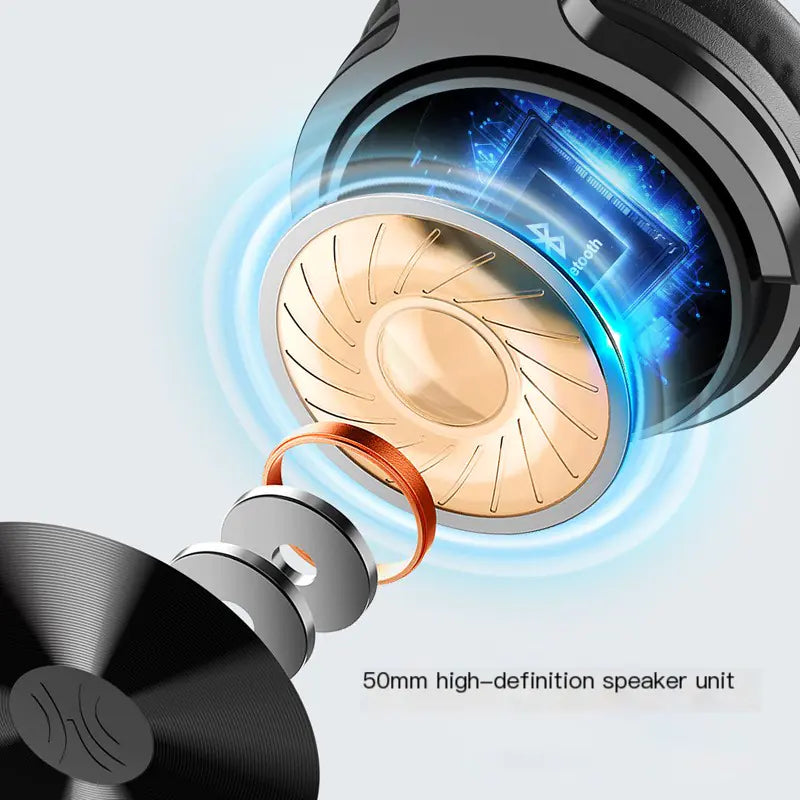 Wireless Bluetooth Headphones with Detachable Cable