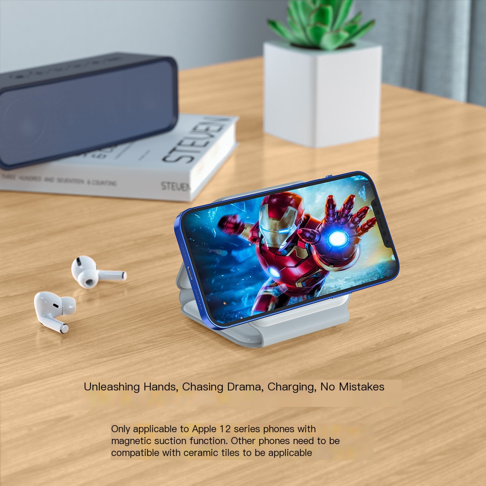 3-in-1 Foldable Magnetic Wireless Charger for Apple