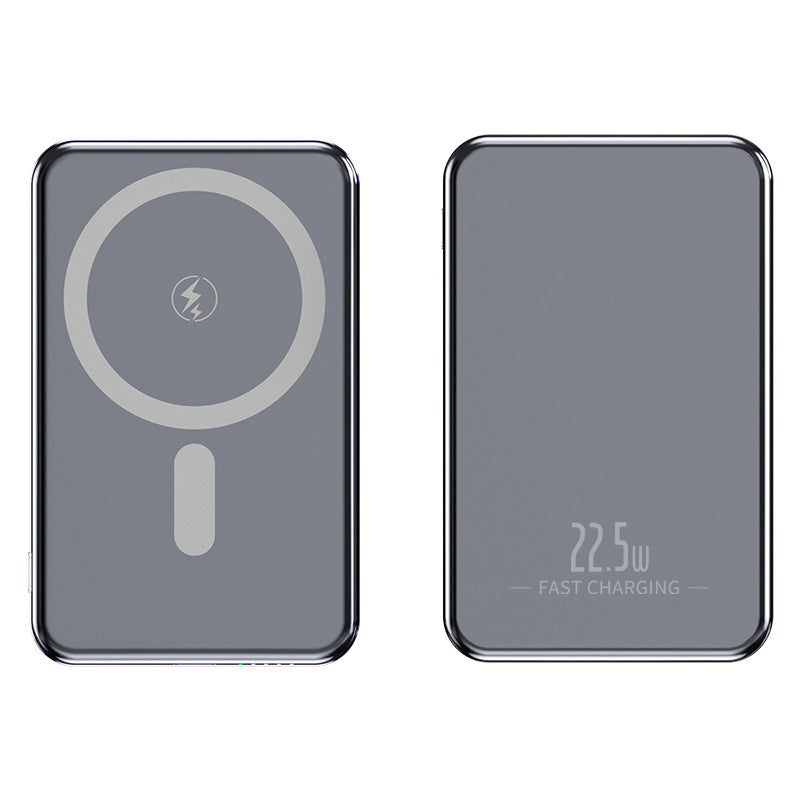 New Slim Aluminum Magnetic Power Bank 5000mAh