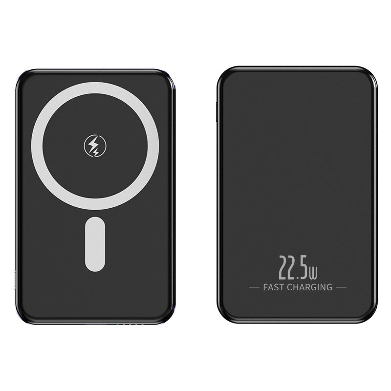 New Slim Aluminum Magnetic Power Bank 5000mAh