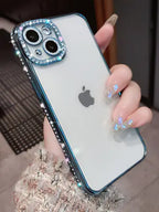 Diamond-Studded Phone Case for iPhone