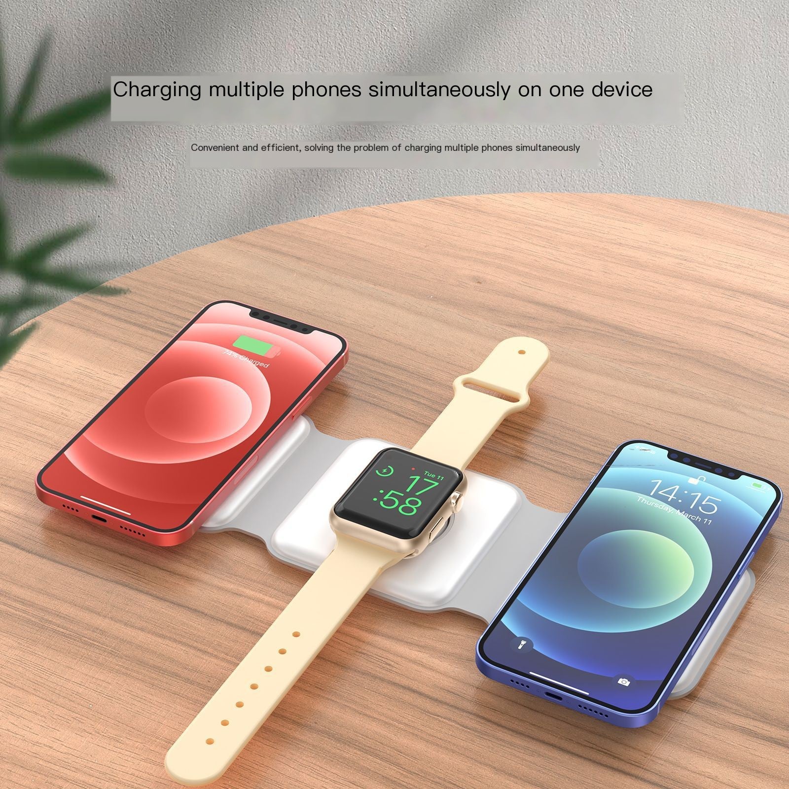3-in-1 Foldable Magnetic Wireless Charger for Apple