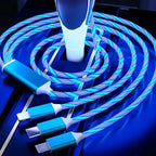 LED Glow Flowing USB Type-C Charging Cable