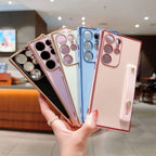 Pure Colour Electroplating Wrist Strap for Samsung Case