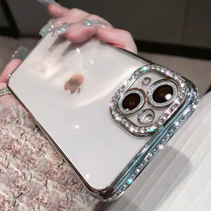 Diamond-Studded Phone Case for iPhone