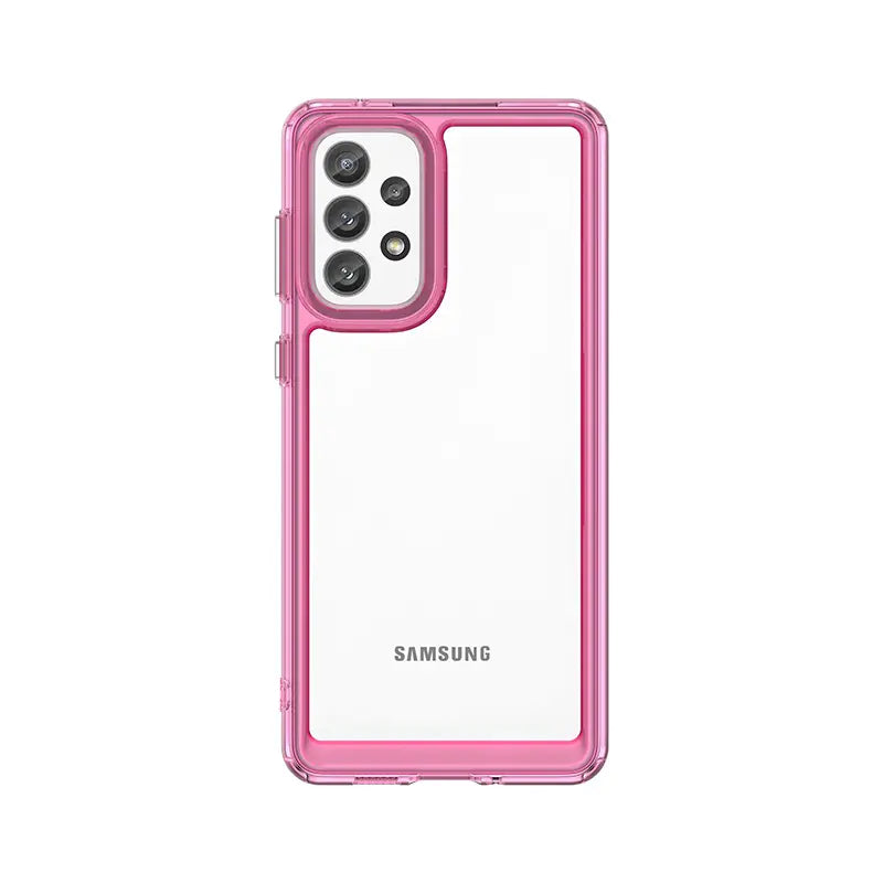 Samsung A73 Transparent TPU Soft Shell Phone Case