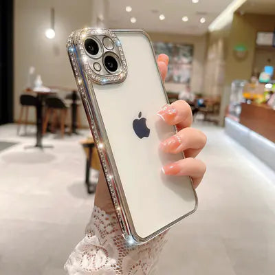 Diamond-Studded Phone Case for iPhone