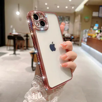 Diamond-Studded Phone Case for iPhone