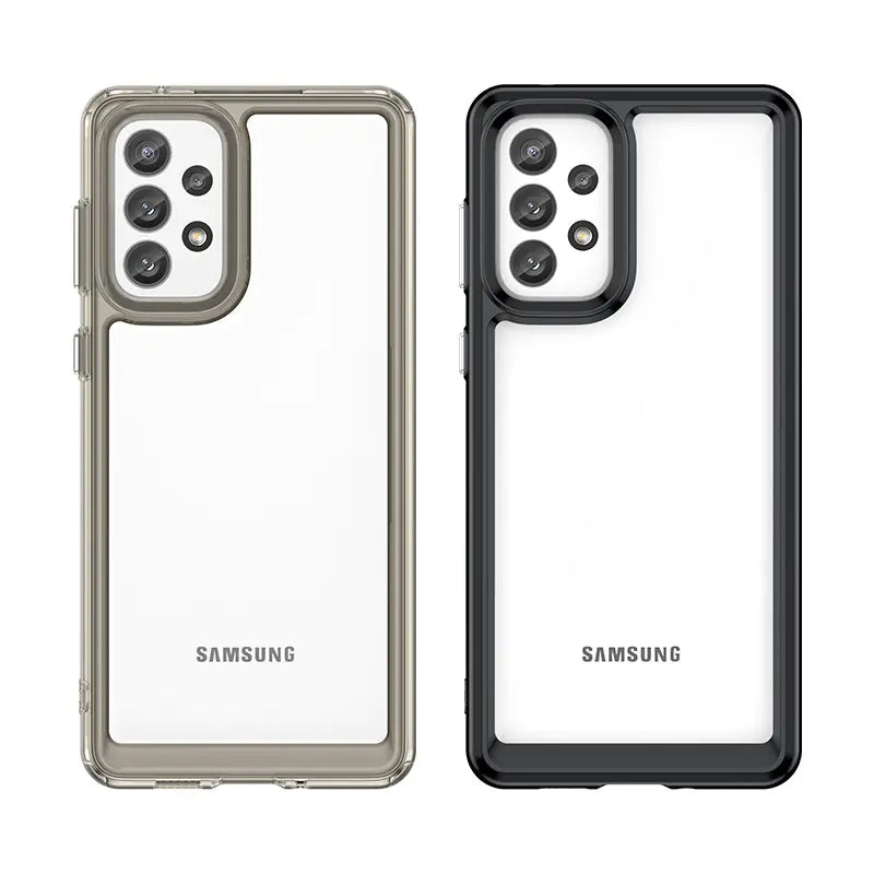 Samsung A73 Transparent TPU Soft Shell Phone Case