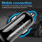QC3.0 Dual Port USB Car Charger with Fast Charging