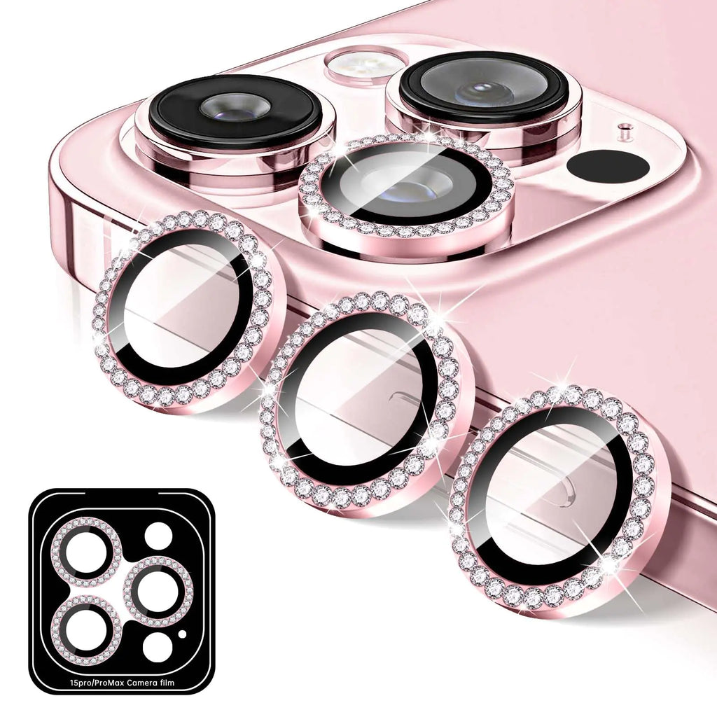 Diamond Camera Lens Protector for iPhone 14 Pro/iPhone 14 Pro Max Glitter Camera Lens