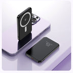 New Slim Aluminum Magnetic Power Bank 5000mAh