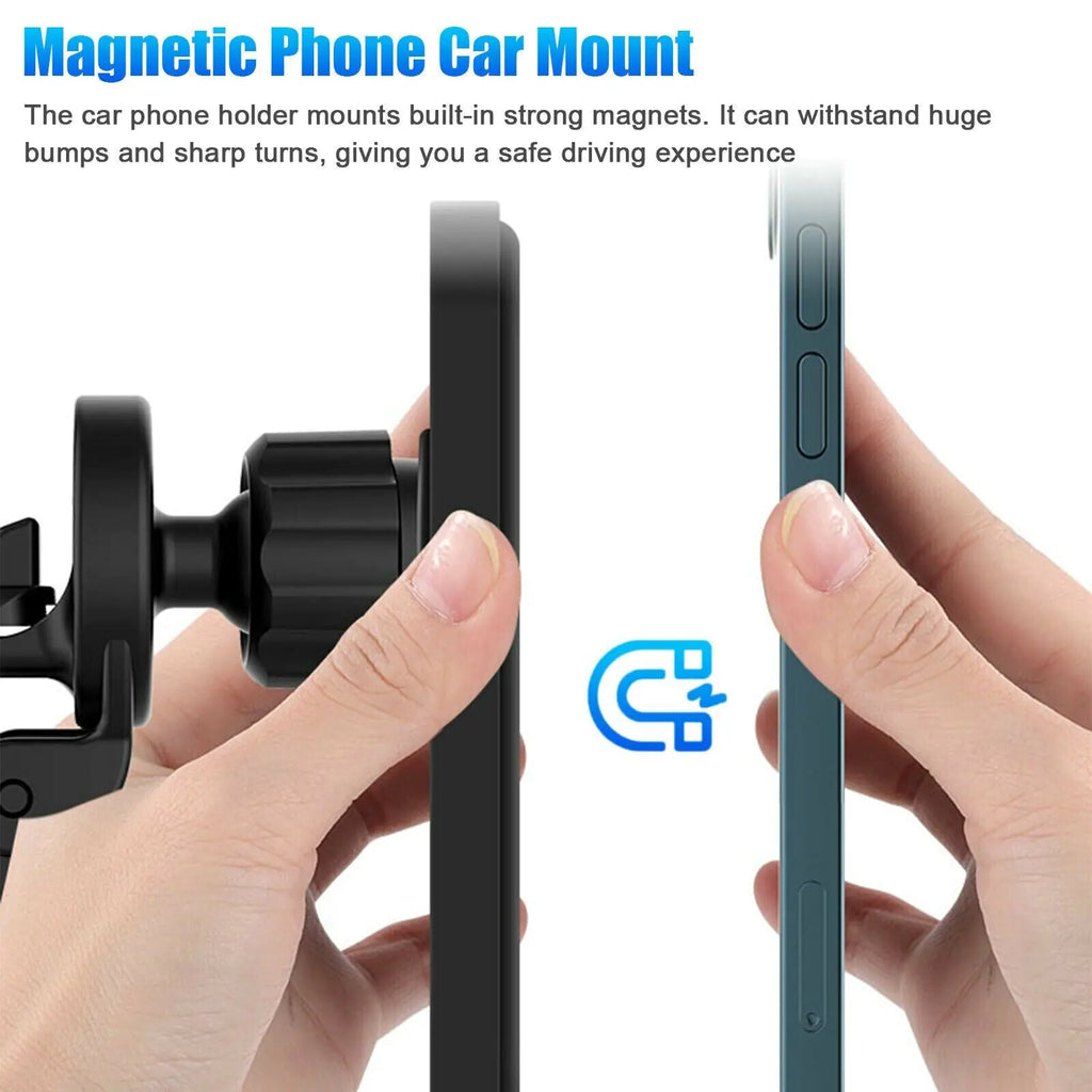 Magnetic Wireless Charger Car Mount Holder