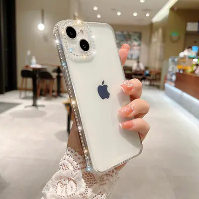 Diamond-Studded Phone Case for iPhone