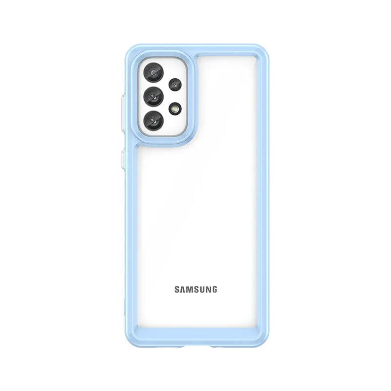 Samsung A73 Transparent TPU Soft Shell Phone Case