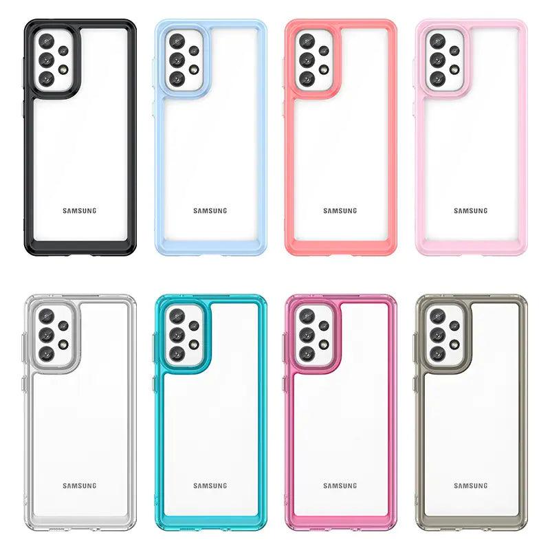 Samsung A73 Transparent TPU Soft Shell Phone Case