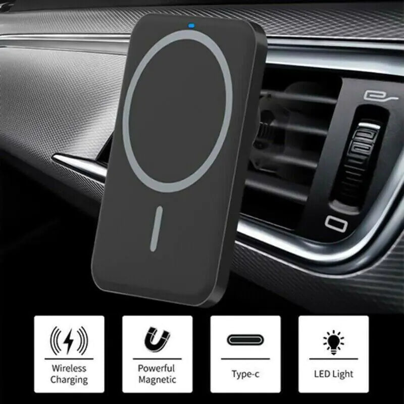 Magnetic Wireless Charger Car Mount Holder