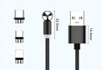 360° Magnetic Charging Cable for iPhone and Android