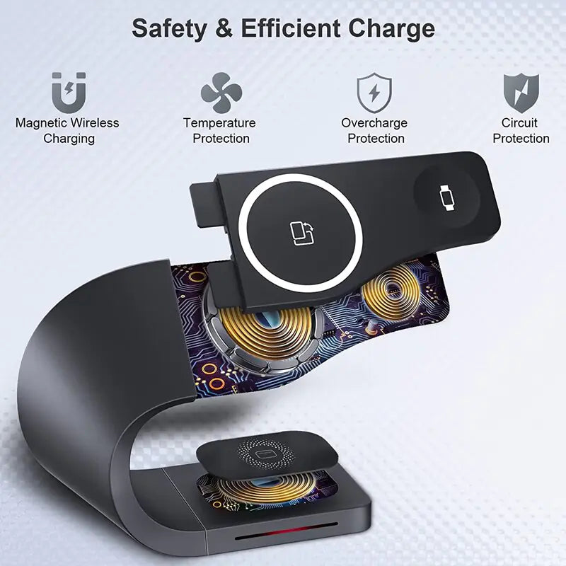 3-in-1 Fast Wireless Charging Dock