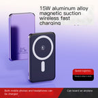 New Slim Aluminum Magnetic Power Bank 5000mAh