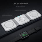 3-in-1 Foldable Magnetic Wireless Charger for Apple