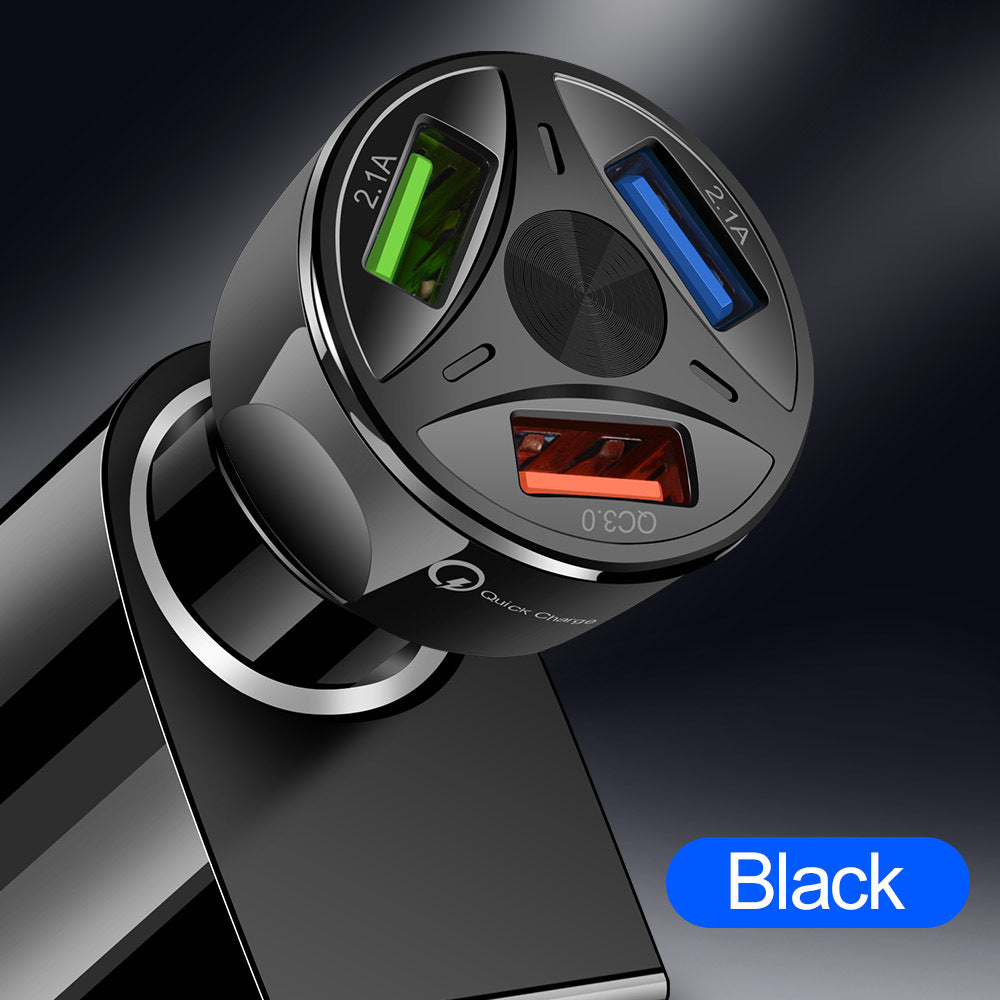 QC3.0 Dual Port USB Car Charger with Fast Charging