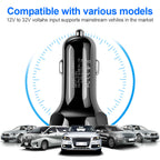 QC3.0 Dual Port USB Car Charger with Fast Charging
