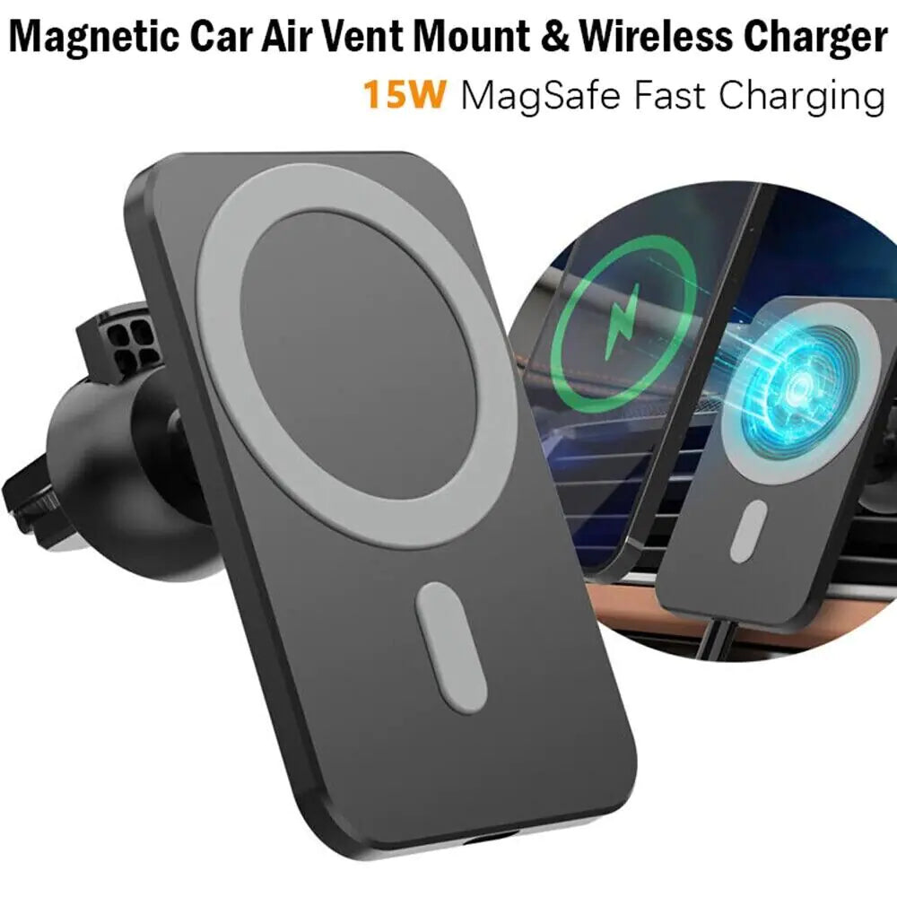 Magnetic Wireless Charger Car Mount Holder