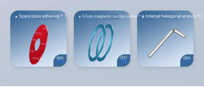 Magnetic Car Phone Holder with 360° Rotation