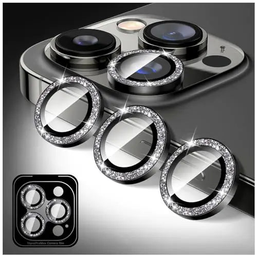 Bling Camera Lens Protector for iPhone 12 Pro Glitter Phone Accessorie