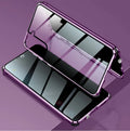 Metal Shield Dual-Sided Glass Case for Samsung