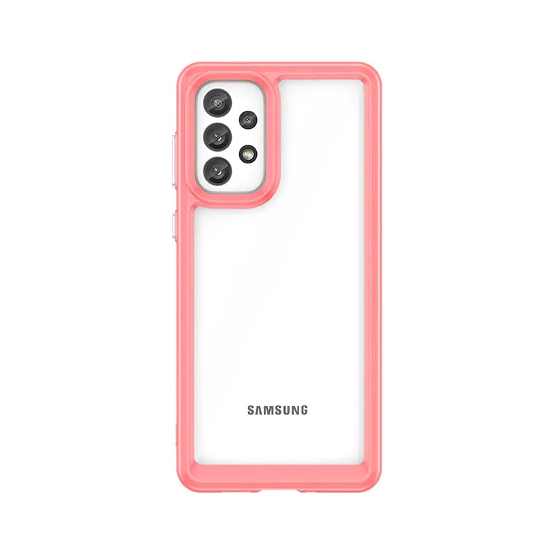 Samsung A73 Transparent TPU Soft Shell Phone Case