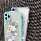 Frosted Contrast Color iPhone Case for Apple