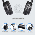 Wireless Bluetooth Headphones with Detachable Cable