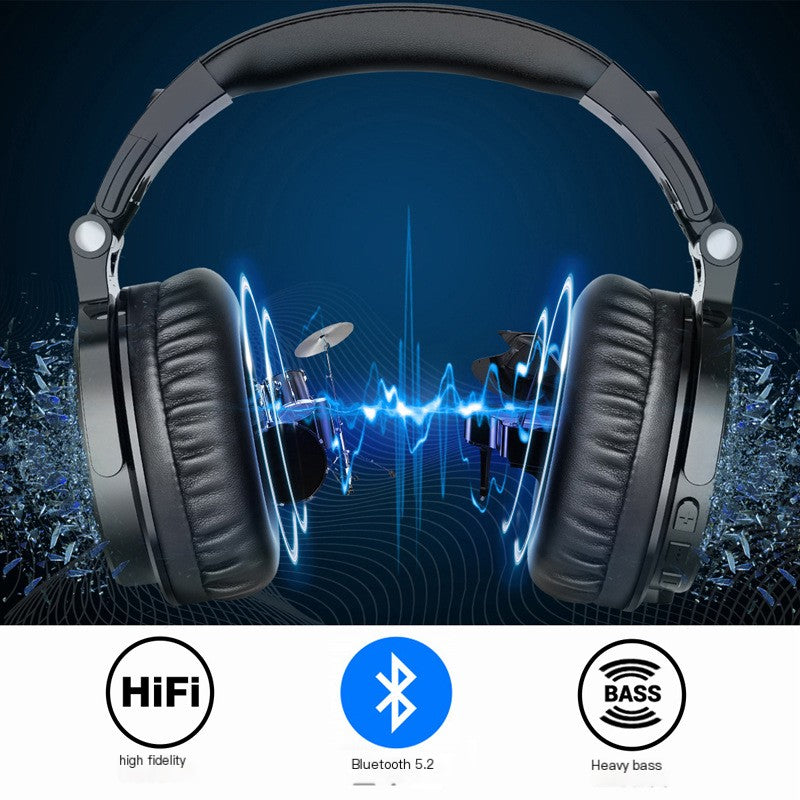 Wireless Bluetooth Headphones with Detachable Cable