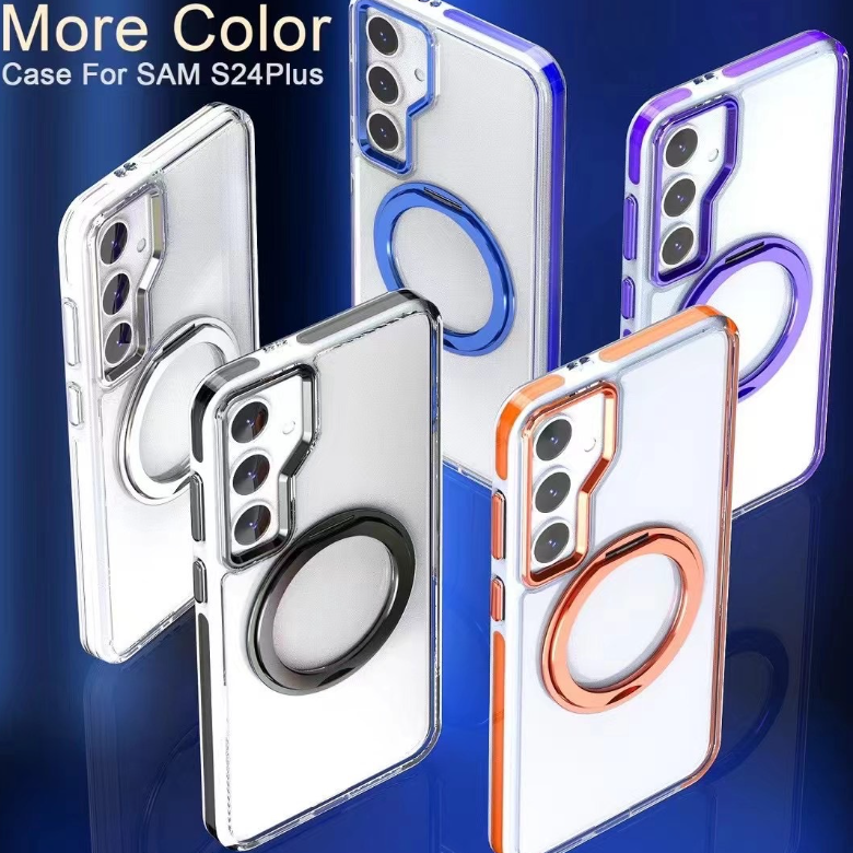 Samsung S24 Ultra Magnetic Rotating Stand Phone Case