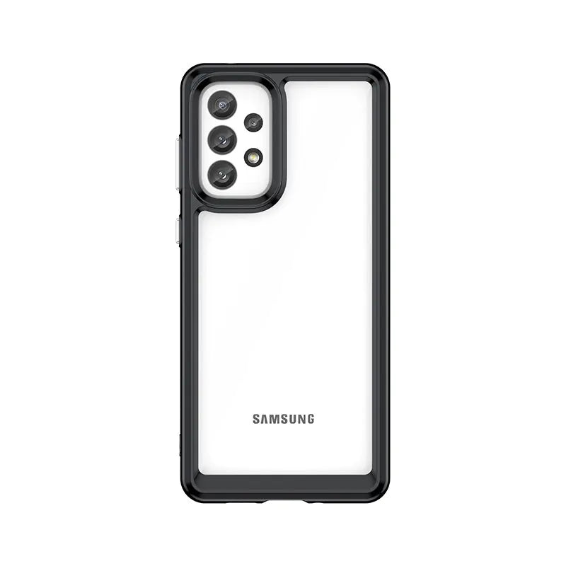Samsung A73 Transparent TPU Soft Shell Phone Case