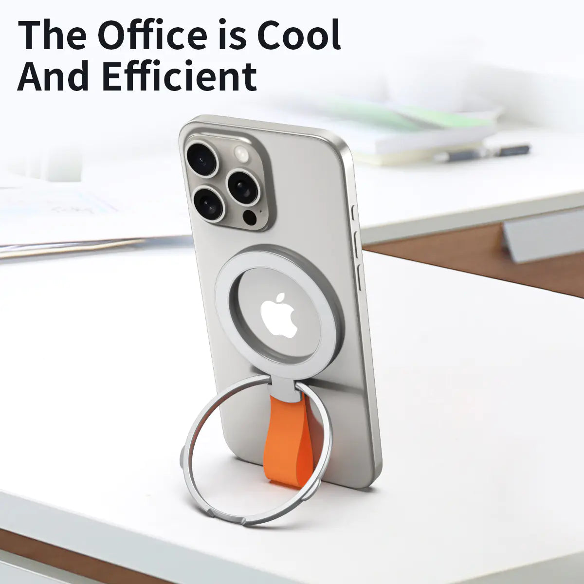 MagSafe Phone Ring Holder with Strong Magnetic Support