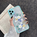 Frosted Contrast Color iPhone Case for Apple