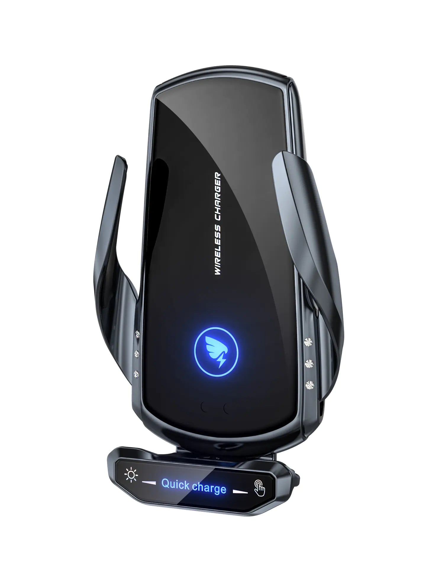 Car Mount Wireless Charger with Auto-Sensing Design