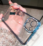 Diamond-Studded Phone Case for iPhone